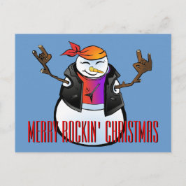 Het Briefkaart van de Sneeuwman van de