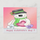 Het Briefkaart van de Sneeuwman van de (Voorkant)
