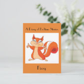 Het Briefkaart van de Speelgoedeekhoorn is duizeli (Staand voorkant)