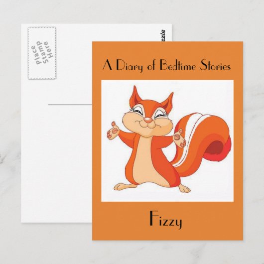 Het Briefkaart van de Speelgoedeekhoorn is duizeli (Voorkant / Achterkant)