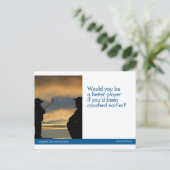 Het Briefkaart van de Sporten van het golf (Staand voorkant)