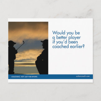 Het Briefkaart van de Sporten van het golf