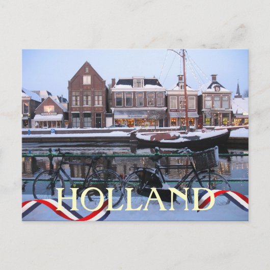 Het Briefkaart van de Stad van Holland van de (Voorkant)