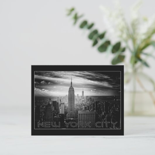 Het briefkaart van de STAD van NEW YORK (Staand voorkant)