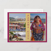 Het Briefkaart van de Stad van Panama (Voorkant / Achterkant)