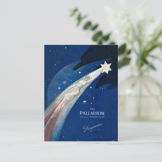 Het Briefkaart van de Ster van Kerstmis (Staand voorkant)