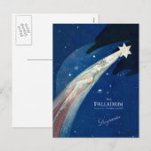 Het Briefkaart van de Ster van Kerstmis (Voorkant / Achterkant)