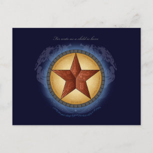 Het Briefkaart van de Ster van Texas