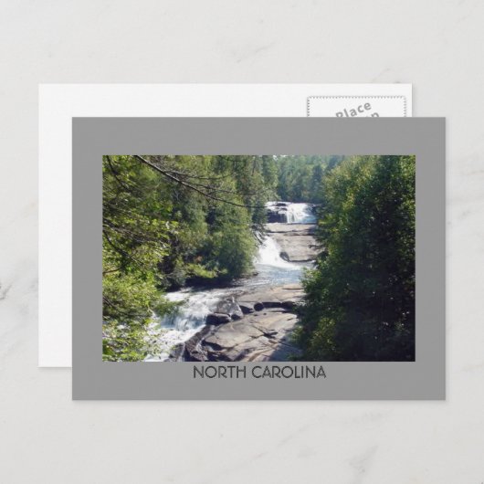 Het Briefkaart van de stroom en van de Waterval (Voorkant / Achterkant)