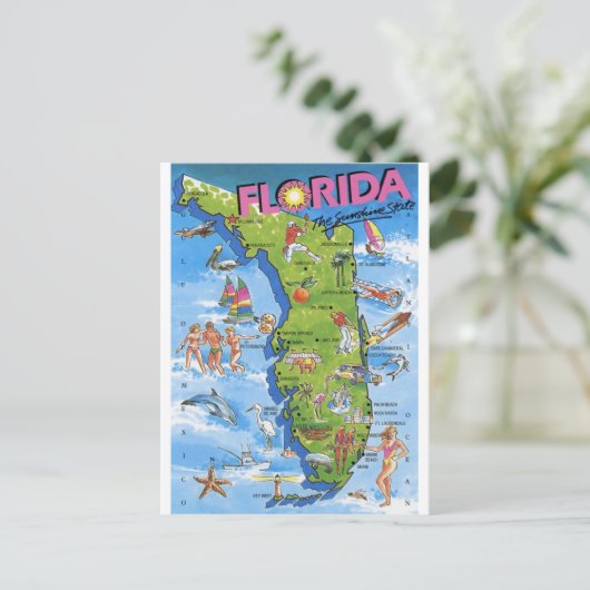 Het Briefkaart van de Sunshine State (Staand voorkant)