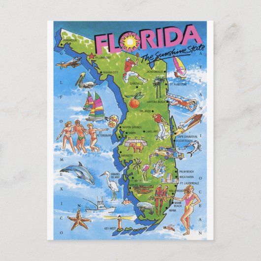 Het Briefkaart van de Sunshine State (Voorkant)