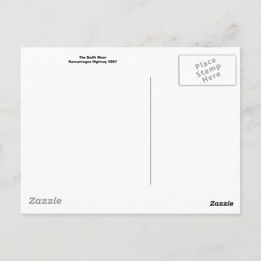 Het briefkaart van de Swift (Achterkant)