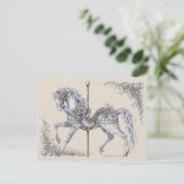 Het Briefkaart van de Tekening van het Paard van (Staand voorkant)