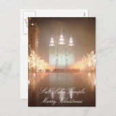 Het Briefkaart van de Tempel van Salt Lake (Voorkant / Achterkant)