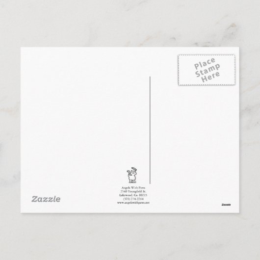 Het Briefkaart van de Thanksgiving (Achterkant)