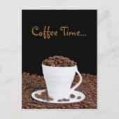 Het Briefkaart van de Tijd van de koffie (Voorkant)