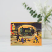 (Het Briefkaart van de trein) (Staand voorkant)