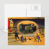 (Het Briefkaart van de trein) (Voorkant / Achterkant)