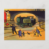 (Het Briefkaart van de trein) (Voorkant)