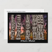 Het Briefkaart van de Tribale Raad van Tiki (Voorkant / Achterkant)