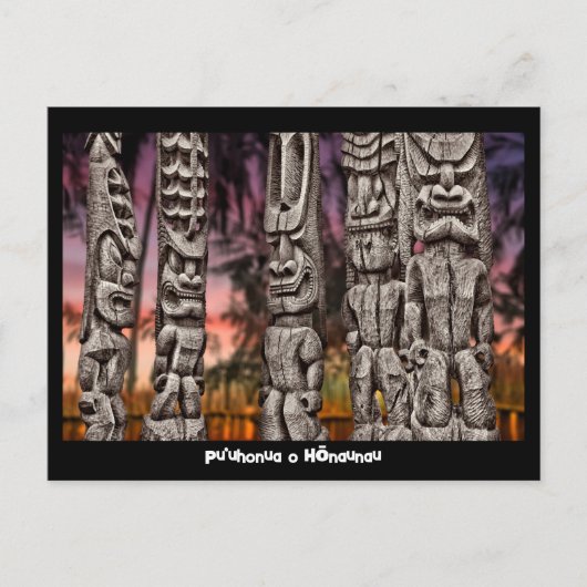 Het Briefkaart van de Tribale Raad van Tiki (Voorkant)