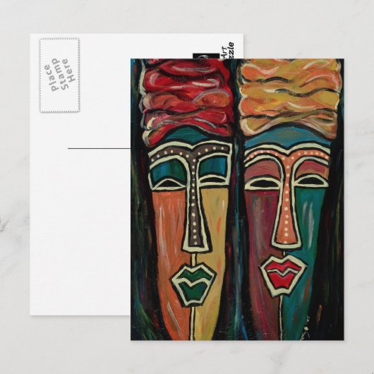 Het Briefkaart van de trots & van de Glorie (Voorkant / Achterkant)