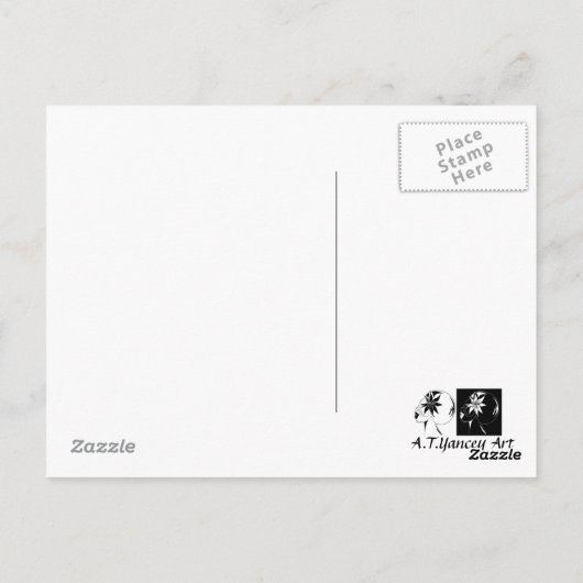 Het Briefkaart van de trots & van de Glorie (Achterkant)