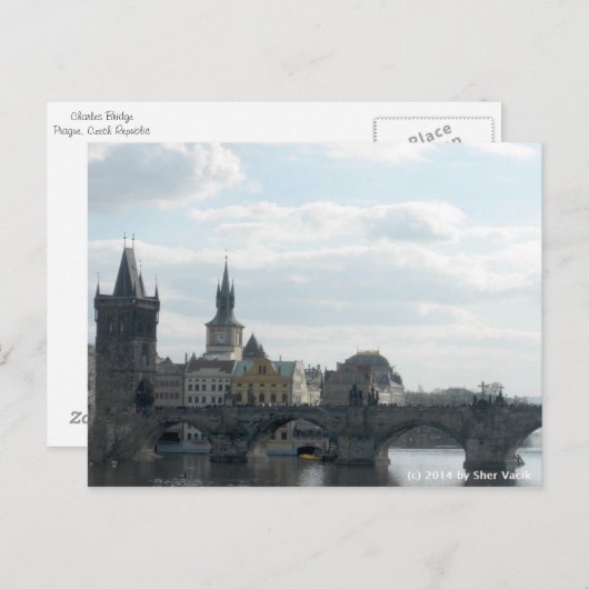 Het Briefkaart van de Tsjechische Republiek van (Voorkant / Achterkant)