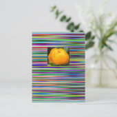 Het BRIEFKAART van de TULP van de Strepen van het (Staand voorkant)