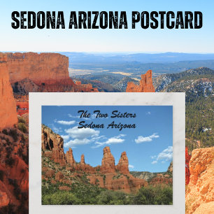 Het Briefkaart van de twee zusters Red Rock Sedona