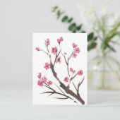 Het Briefkaart van de Twijg van de Bloesem van de (Staand voorkant)
