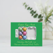 Het Briefkaart van de Uitnodiging van de Jacht van (Staand voorkant)