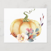 Het Briefkaart van de Uitnodiging van de Thanksgiv Flyer (Achterkant)