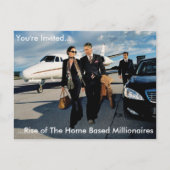 Het Briefkaart van de Uitnodiging van de vergaderi (Voorkant)