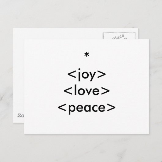 Het Briefkaart van de vakantie (Voorkant / Achterkant)