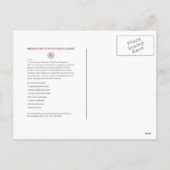 Het Briefkaart van de Vakantie AICD (Achterkant)