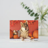 Het Briefkaart van de Vakantie van de Herfst van (Staand voorkant)