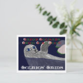 Het Briefkaart van de Vakantie van de Huiden van (Staand voorkant)