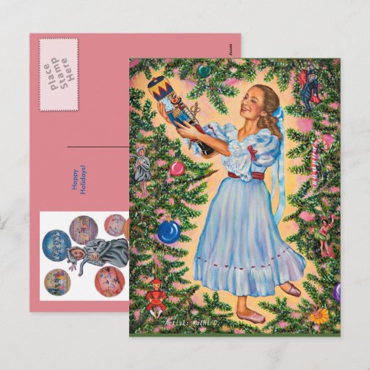 Het briefkaart van de Vakantie van de Notekraker (Voorkant / Achterkant)