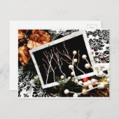 Het Briefkaart van de Vakantie van de winter (Voorkant / Achterkant)