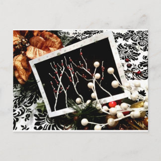 Het Briefkaart van de Vakantie van de winter