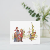 Het BRIEFKAART van de Vakantie van Hugger van de (Staand voorkant)