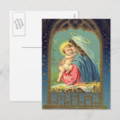 Het Briefkaart van de Vakantie van Kerstmis van (Voorkant / Achterkant)