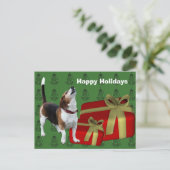 Het Briefkaart van de Vakantie van Kerstmis van de (Staand voorkant)