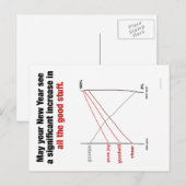 Het Briefkaart van de Vakantie van Slopegraph (Voorkant / Achterkant)