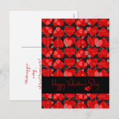 Het Briefkaart van de Valentijnsdag (Voorkant / Achterkant)