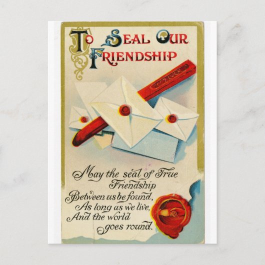 Het Briefkaart van de Valentijnsdag (Voorkant)