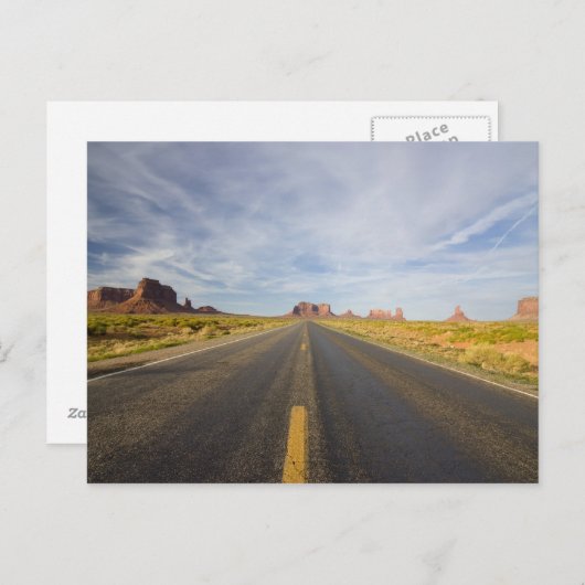 Het Briefkaart van de Vallei van het monument (Voorkant / Achterkant)