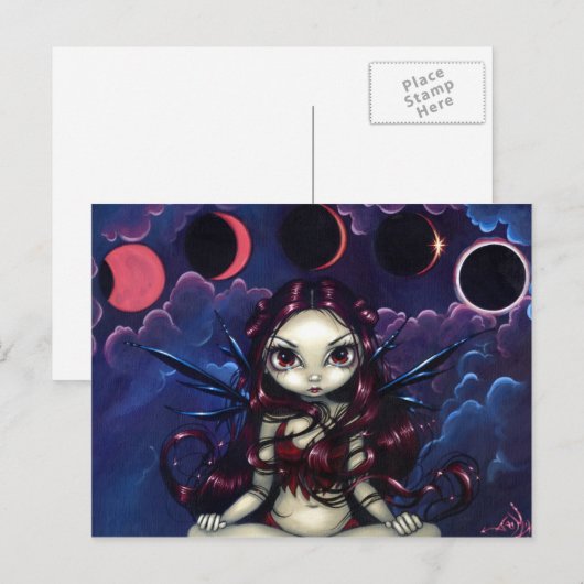 "Het Briefkaart van de Verduistering aanhalen" (Voorkant / Achterkant)