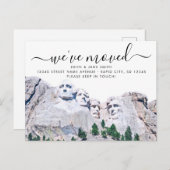 Het Briefkaart van de Verplaatsende Aankondiging v (Voorkant / Achterkant)